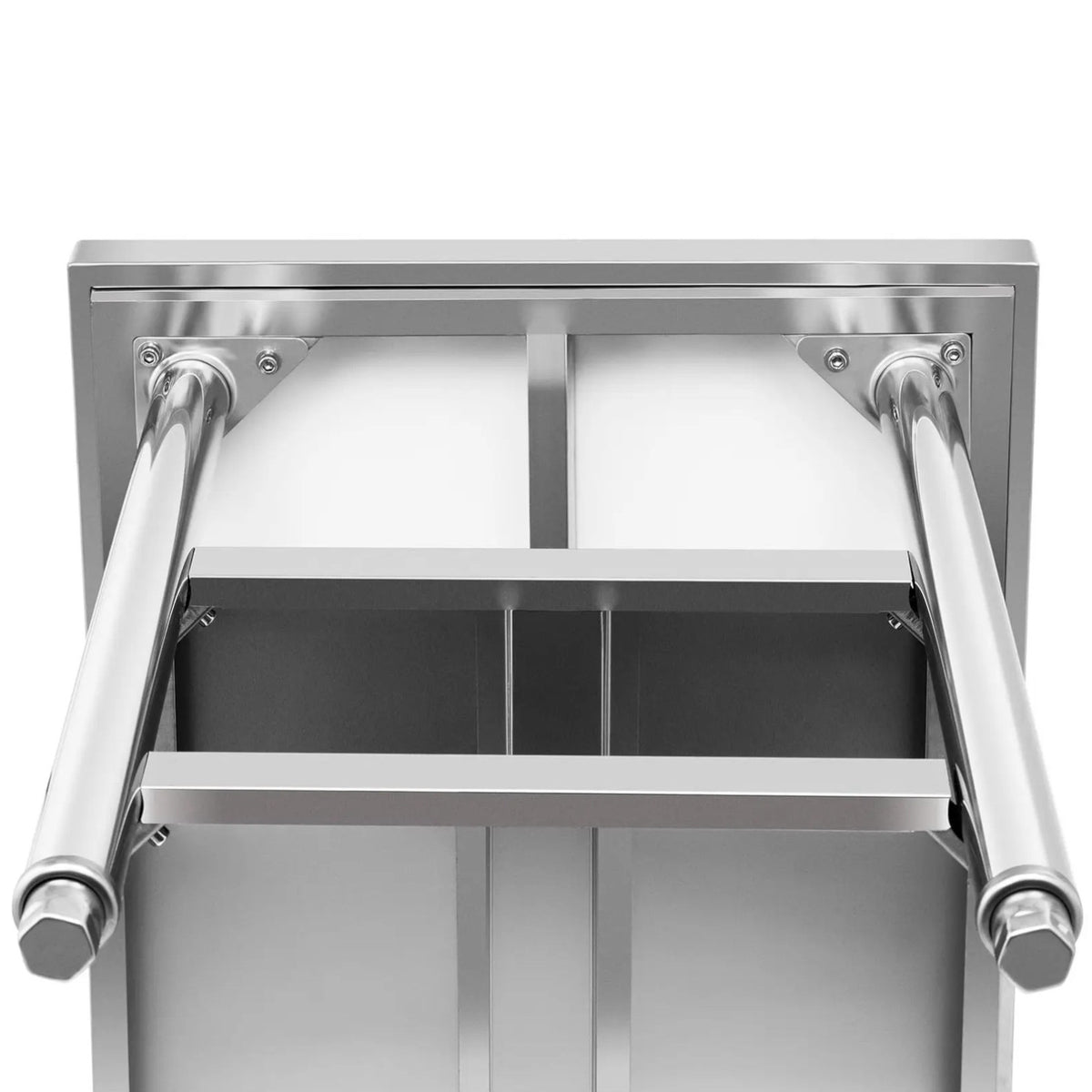 Royal Catering Tables – 3-Tier Central Steel Workbench, 120 x 60 cm, – image 3