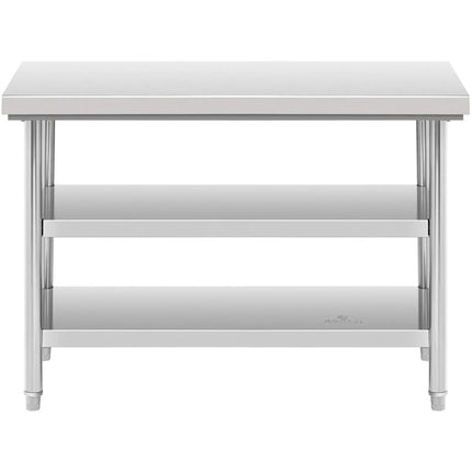 Royal Catering Table, central steel worktop, 3 levels, 120 x 60 cm, up to 600 kg – image 5