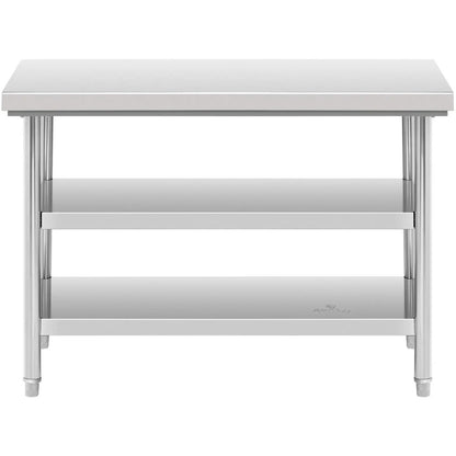 Royal Catering Table, central steel worktop, 3 levels, 120 x 60 cm, up to 600 kg – image 5