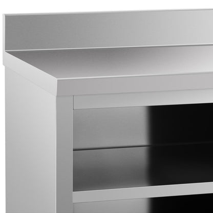 Royal Catering Stainless steel cabinet with wall-to-wall door sliding 200x60cm – image 5