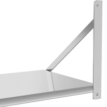 Wall Shelves & Ledges – Folding wall shelf, stainless steel, - Carlat