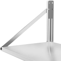 Wall Shelves & Ledges – Folding wall shelf, stainless steel, - Carlat