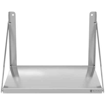 Royal Catering Wall culinary shelf composed of stainless steel up to 40 kg 60 x 45 cm – image 6
