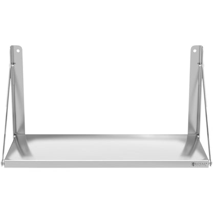 Royal Catering Wall dining rack composed of stainless steel up to 40 kg 80 x 30 cm – image 6