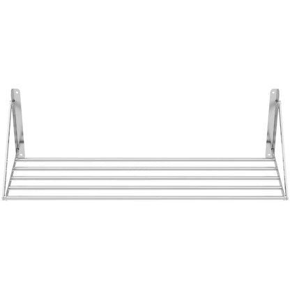 Royal Catering Wall shelf, hanging, stainless steel, foldable, 120 x 45 cm – image 6