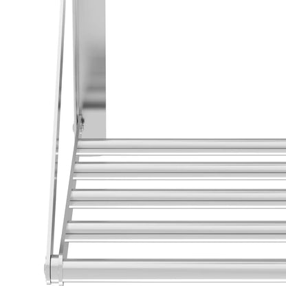 Royal Catering Wall shelf, hanging, stainless steel, foldable, 120 x 45 cm – image 11