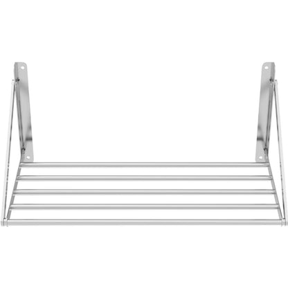 Royal Catering Wall shelf, hanging, stainless steel, foldable, 120 x 45 cm – image 12