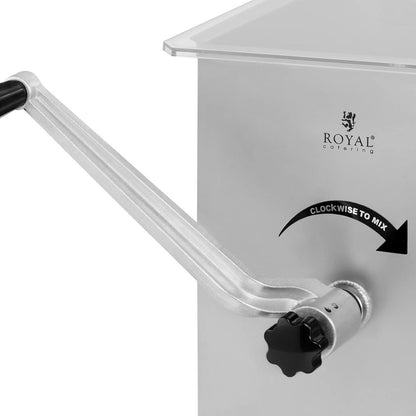 Royal Catering Hand mixer for meat with 16 l steel sausage stuffing – image 3