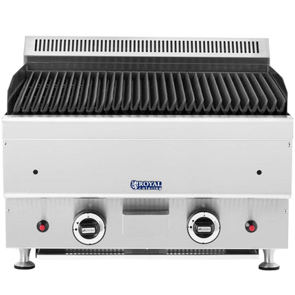 Royal Catering Lava grill for natural gas, grooved, 50 x 47 cm, 2 x 7200 W – image 6