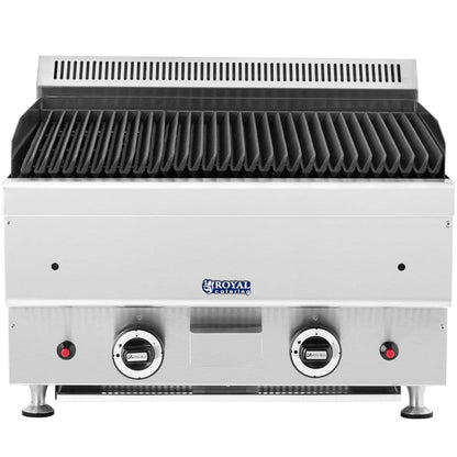 Royal Catering Lava grill for natural gas, grooved, 50 x 47 cm, 2 x 7200 W – image 6