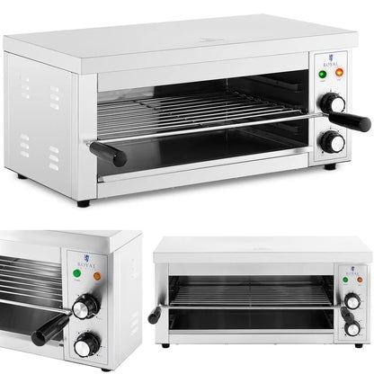 Royal Catering Salamander toaster for toast casseroles 50-300 C 3000 W – image 7