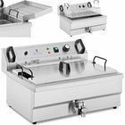 Royal Catering Fryer for fish buds with a drainer 3000 W 16 l 230 V