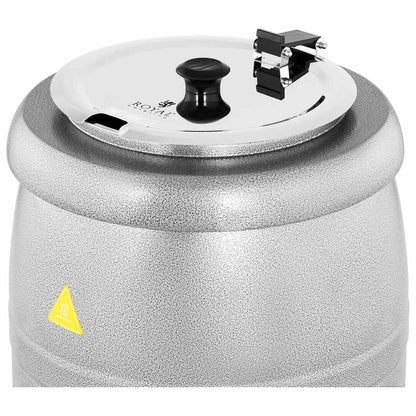 Royal Catering Electric soup thermos kettle made of stainless steel cool-touch 400 W 10 l 35-80C silver – image 5