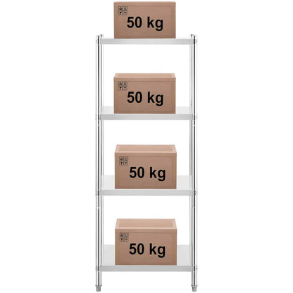Royal Catering Metal storage rack for catering up to 200 kg 80 x 40 x 180 cm – image 32