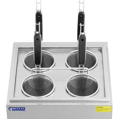 Royal Catering Pasta cooker with taps 4 baskets 2 x 6.5 l 3000 W – image 5