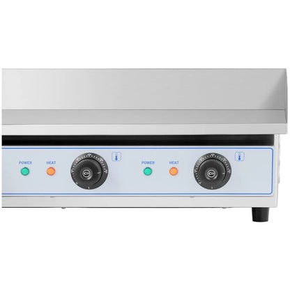 Royal Catering Grill electric grill plate, double smooth, 730 x 400 mm, 2 x 2200 W – image 3