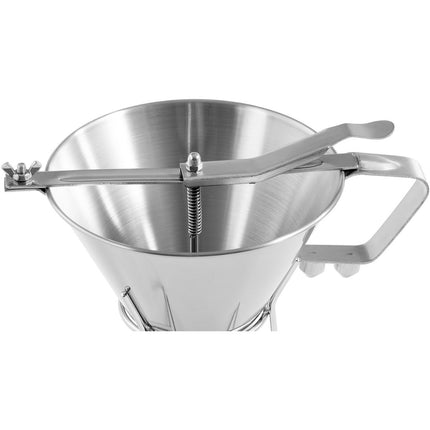 Dispenser gun funnel for stainless steel topping sauces + stand 3 nozzles 1.8 l