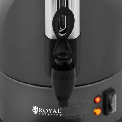 Royal Catering Coffee/tea maker with tap and drip tray, 6 l, 950 W, gray – image 6