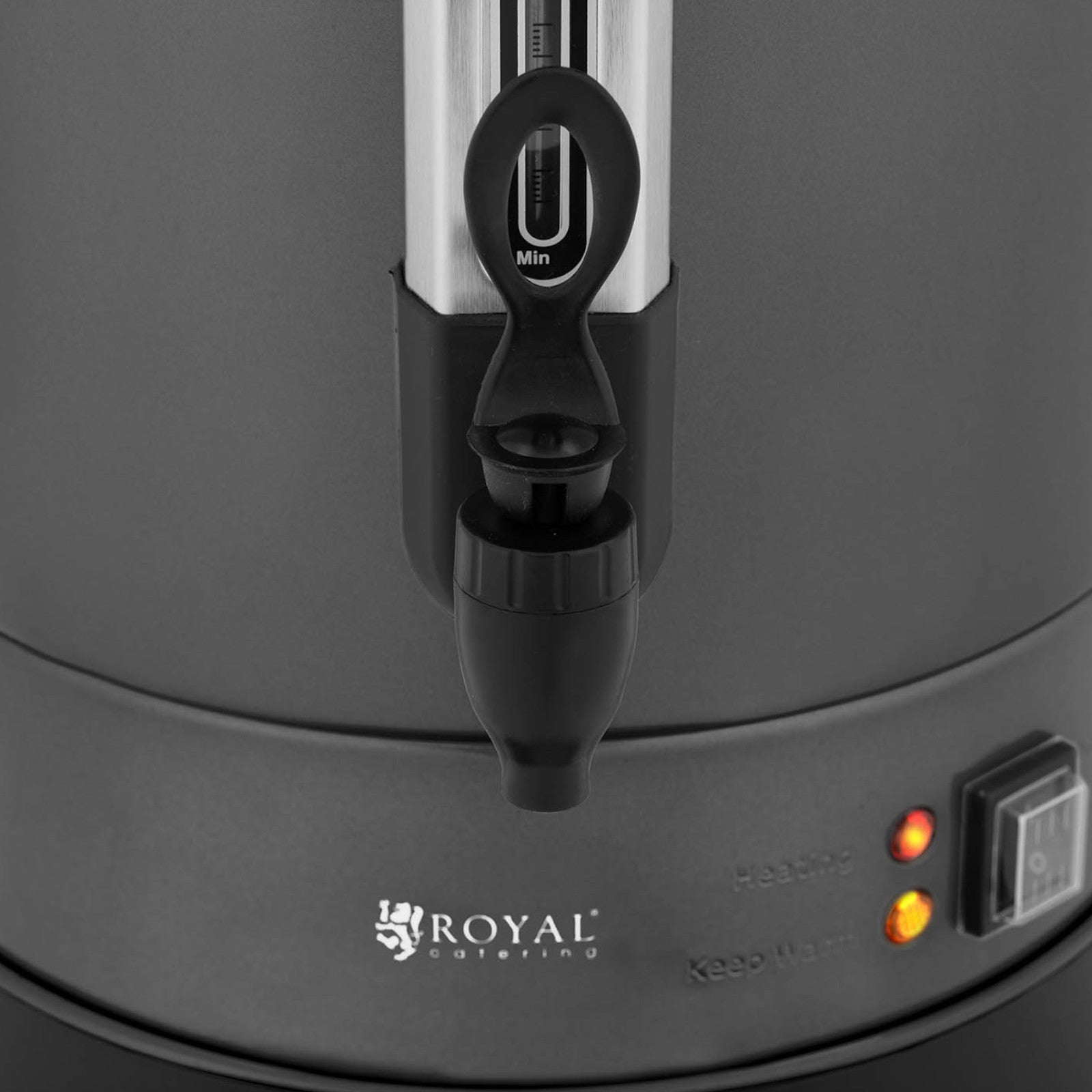 Royal Catering Coffee/tea maker with tap and drip tray, 6 l, 950 W, gray – image 13