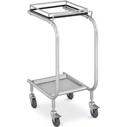 Royal Catering Stainless steel garbage bag stand trolley – image 2