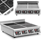 Royal Catering Inductive kitchen 4 burner adjustable timer 400 V 4 x 3500 W