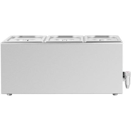 Royal Catering Bain marie electric heater with tap 2 x GN 1/2 600 W – image 11