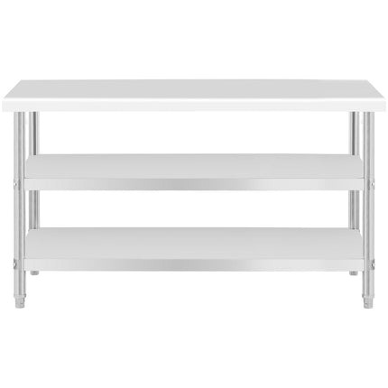 Royal Catering Table, central steel worktop, 2 shelves, 120 x 70 cm, up to 200 kg – image 5