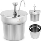 Royal Catering Ketchup sauce dispenser with pump, steel, 6.6 l