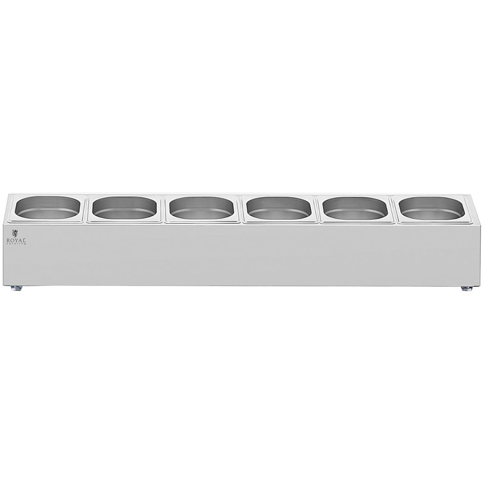 Royal Catering Display stand for catering containers 6 x GN 1/6 11.4 l + containers with lids – image 6
