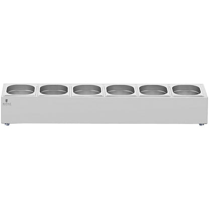 Royal Catering Display stand for catering containers 6 x GN 1/6 11.4 l + containers with lids – image 6