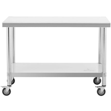 Royal Catering Metal table catering with wheels with shelf STAL 70 x 100 cm – image 12