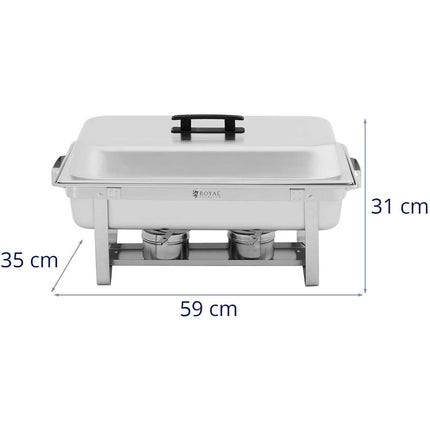 Royal Catering Buffet bemar heater for 1/2 GN + 2x 1/4 GN – image 7