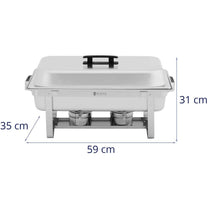 Food Warmers – Buffet bain-marie heater for dishes with heater - Carlat