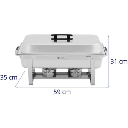 Royal Catering Buffet bemar heater for 1/2 GN + 2x 1/4 GN – image 7