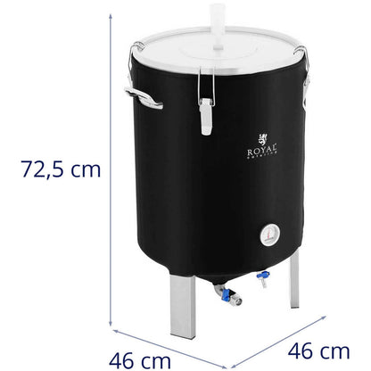 Royal Catering Container fermenting boiler wine beer fermenter with insulation 0-40C 60 l – image 5
