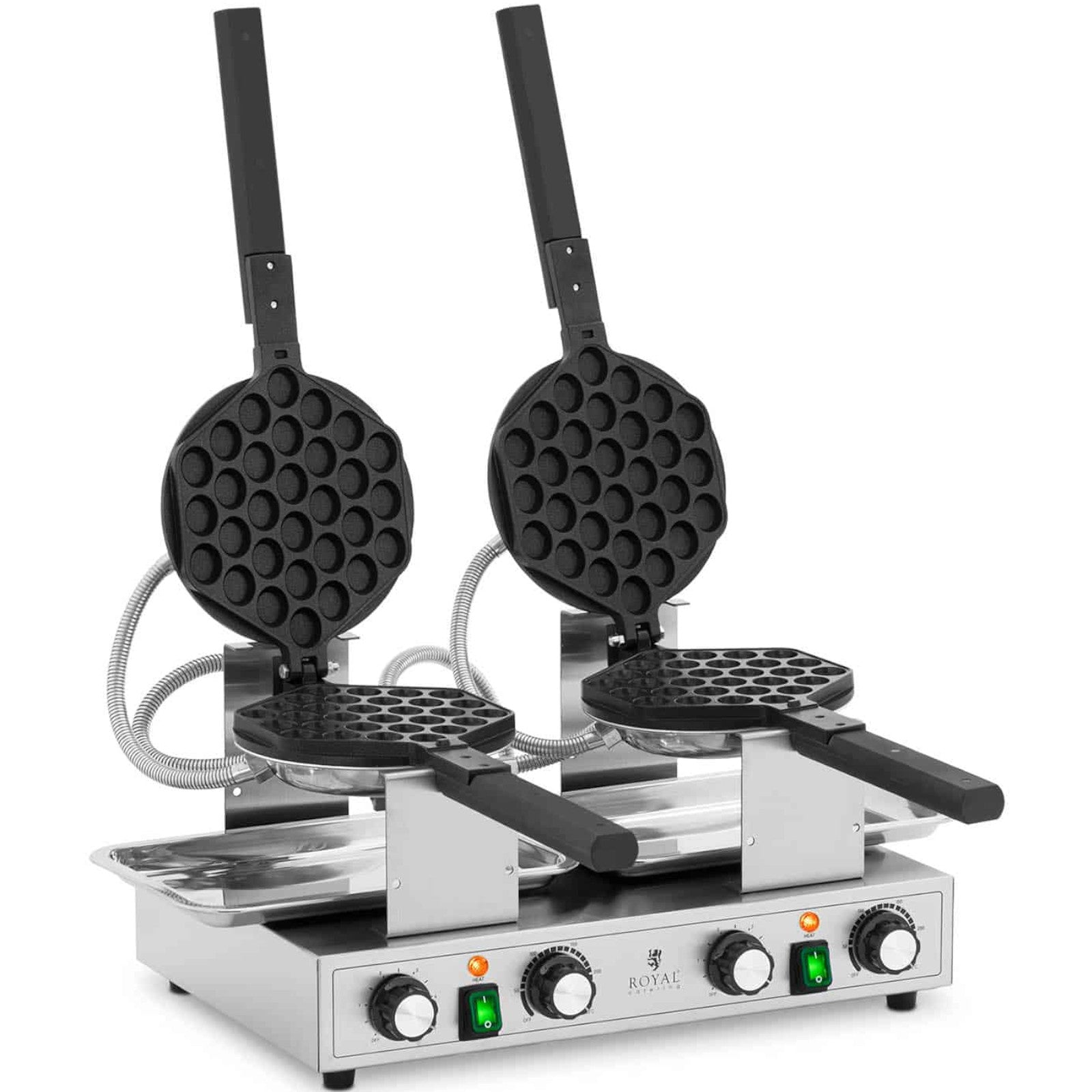 Royal Catering Toasters & Grills – Double bubble waffle maker TEFLON 2 – image 2
