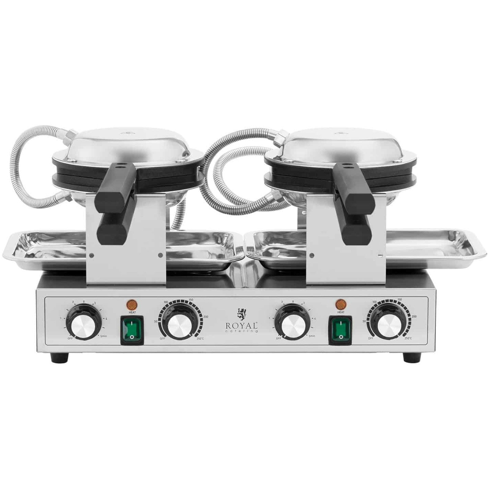 Royal Catering Toasters & Grills – Double bubble waffle maker TEFLON 2 – image 7