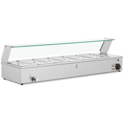 Royal Catering Bain marie food warmer heating buffet with cover 3 x GN 1/2 2000 W – image 9