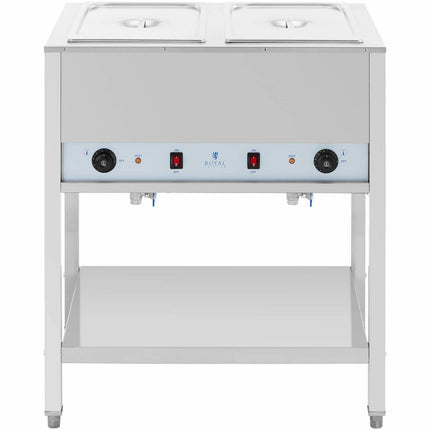 Royal Catering Bain-marie catering heater with base, free-standing 2 x GN 1/1 1265 W – image 2