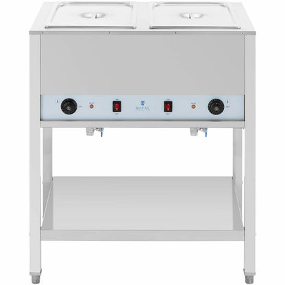 Royal Catering Bain-marie catering heater with base, free-standing 2 x GN 1/1 1265 W – image 2
