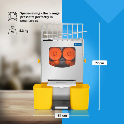 Royal Catering Semi-automatic orange juicer 20 pcs/min 120 W – image 9