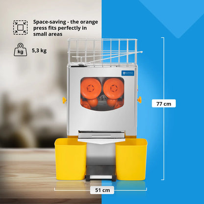 Royal Catering Semi-automatic orange juicer 20 pcs/min 120 W – image 9