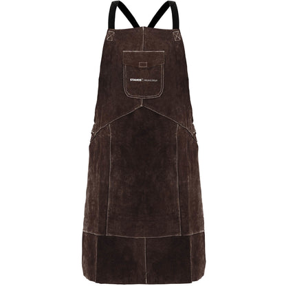 Stamos Germany Welding apron protective leather size L - brown – image 4