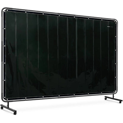 Stamos Germany Screen protection curtain with frame on wheels 240 x 180 cm - black – image 2