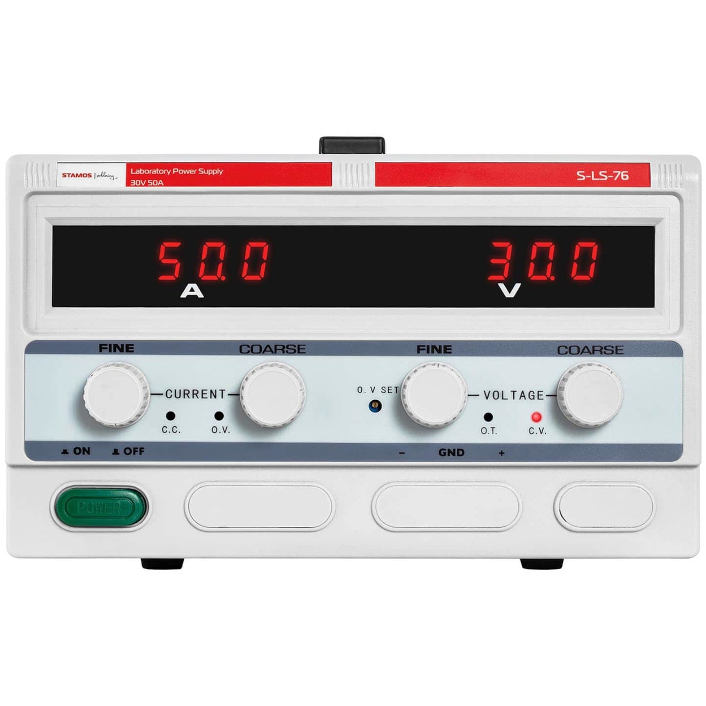 Stamos Germany OVP OTP 0-50A 0-30V 1500W laboratory pulse power supply – image 3