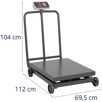 Steinberg Systems Industrial platform scale on LED wheels 1000 kg / 200 g – image 6