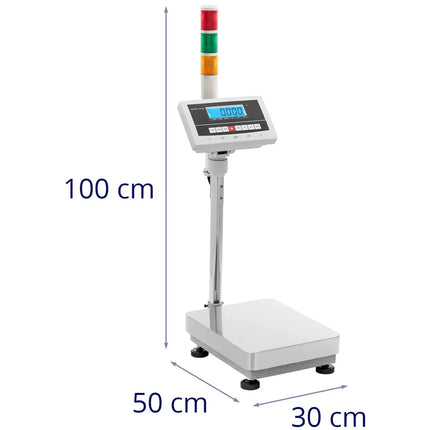 Steinberg Systems Warehouse platform scale with LCD light column 30 kg / 0.001 kg – image 7
