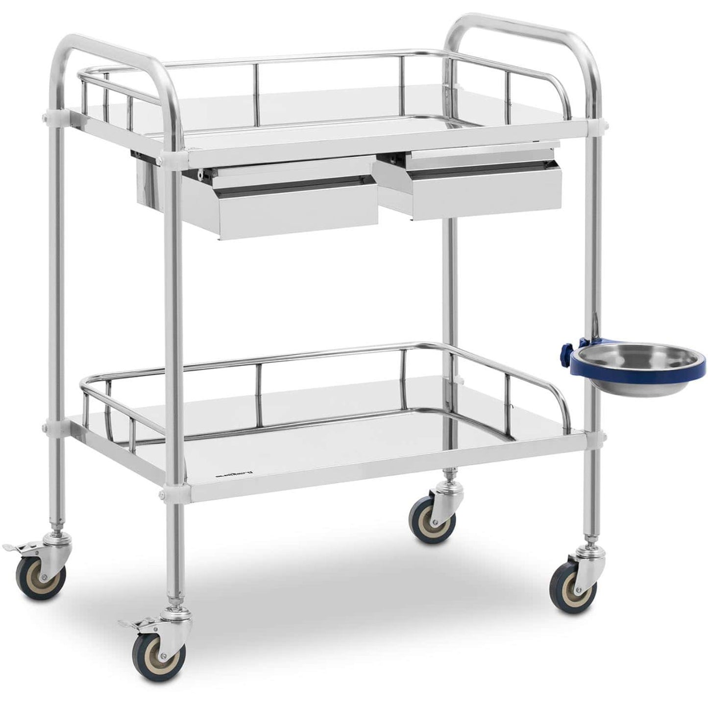 Steinberg Systems Laboratory cosmetic treatment trolley made of steel, 2 drawers, 2 shelves, 85 x 54 x 28 cm – image 8