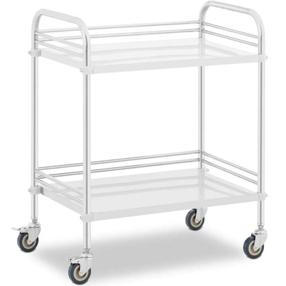 Steinberg Systems Laboratory cosmetic treatment trolley made of steel, 2 shelves, 73 x 44 x 86 cm, 20 kg – image 2