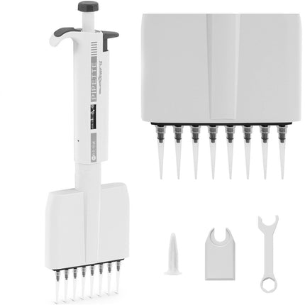 8-channel hand pipette 0.0005-0.01 ml
